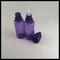 Purple 20 Ml Plastic Dropper Bottles , Health And Safety PET Ejuice Oil Dropper Bottle supplier