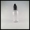Clear Plastic Cosmetic Dropper Bottles 50ml , Medical Packing Plastic Eye Dropper Bottles supplier