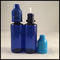 Pharmaceutical PET E Liquid Bottles 20ml Blue Excellent Low Temperature Performance supplier
