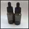 Black Empty PET E Liquid Bottles , Medical Grade Plastic Eye Dropper Bottles supplier