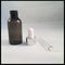 Black Empty PET E Liquid Bottles , Durable Eye Dropper Bottles With Pipette supplier