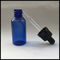 Small Eye Dropper Bottles Blue , Essential Oil Empty Plastic Dropper Bottles supplier