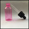 Pink Pet Plastic PET E Liquid Bottles Cosmetic Packing Excellent Low Temperature Performance supplier