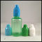 30ml Green Plastic Bottles PET Dropper Bottles Juice Oil Bottles With Childproof Tamper Cap supplier