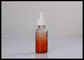 Orange Gradient Glass Bottle 30ml E liquid Oil Glass Dropper Bottle supplier