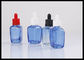 Square Essential Oil Glass Bottles 30ml E Liquid Glass Container Round Shape supplier