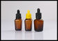 Square Amber Glass Essential Oil Bottles 30ml E juice Glass Bottles Serum Use supplier