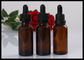 Amber Glass Dropper Bottle 30ml Essential Oil Bottle Cosmetic Bottles supplier