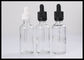 Childproof Caps Essential Oil Glass Bottles , Small Glass Bottles For Essential Oils supplier