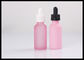 Pink Perfume Essential Oil Glass Bottles Customized Size With Childproof Cap supplier