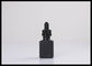 Fashion Matte Black Essential Oil Glass Dropper Bottle 15ml For Perfume Packing supplier