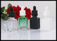 15ml Square Glass Olive Oil Bottle , Liquid Glass Bottles With Dropper Caps supplier