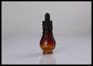 30ml Brown Dropper Bottles , Refillable Empty Glass Vials For Essential Oils supplier
