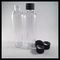 120ml Twist Top Juice Bottles , Transparent Plastic Vials With Screw Caps supplier