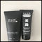 Black Soft Plastic Tube Cosmetic Packaging PE Material For Facial Cleaner supplier