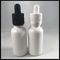 Milk White 30ml Essential Oil Glass Dropper Bottle E Cigarette Liquid Containers supplier