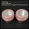 Windowed  Aluminium Can/Tin Matte Pink Nail Box Cosmetic packaging supplier