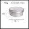 Silver Bottle Color Aluminium Cosmetic Jars , Aluminum Lip Balm Containers supplier