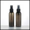 Round Shape Empty Plastic Spray Bottles Black Refillable Cosmetic Container 60ml supplier
