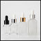 Clear Square Glass Dropper Bottles Bpa Free For Essential Oils Aromatherapy supplier