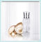 Clear Frosted Perfume Spray Bottles Refill Glass Fine Mist With Anodized Aluminum Cap supplier