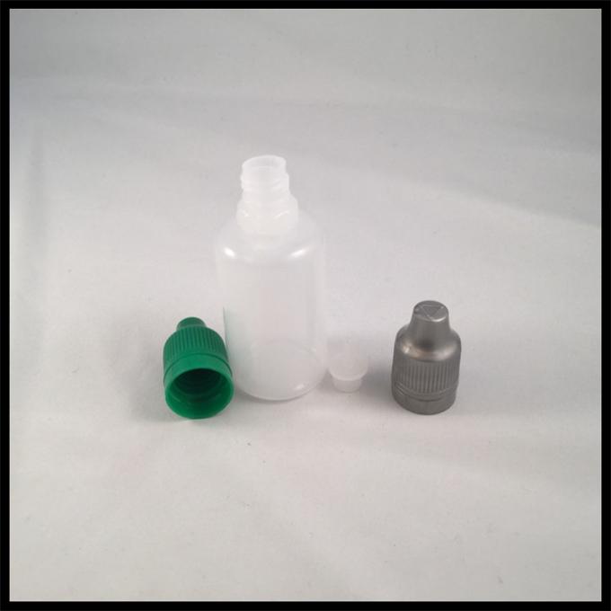 Liquid Medicine 30ml Eye Dropper Bottles , Plastic Dropper Bottles Child Proof Caps