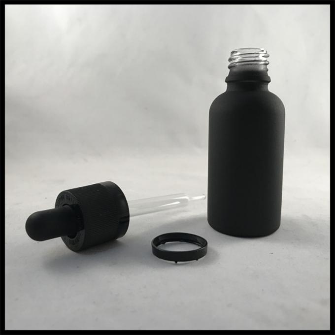30ml Black Matt Glass Dropper Bottles Essential Oild Glass Dropper Bottle