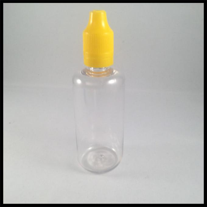Empty Long PET Dropper Bottles 60ml E Liquid Chemical Stability Health And Safety
