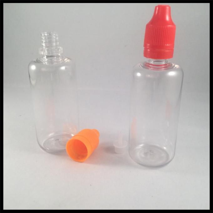 Empty Long PET Dropper Bottles 60ml E Liquid Chemical Stability Health And Safety