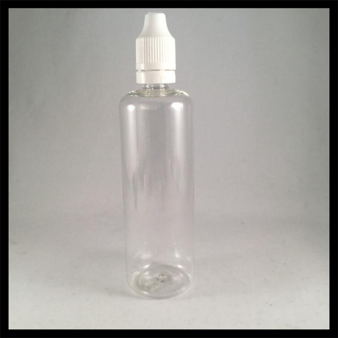 Big Capacity 100ml Plastic Dropper Bottles , Clear Plastic Empty Eye Dropper Bottles