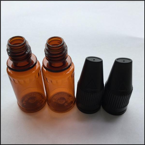 10ml Amber Eye Dropper Bottles , Medical Grade 10ml Plastic Dropper Bottles