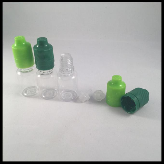 Long Thin 10ml Eye PET Dropper Bottles Food Grade Durable Eco - Friendly