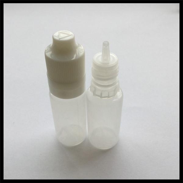 Pharmaceutical Grade PE E Liquid Bottles LDPE 10ml With Tip Custom Label Printing