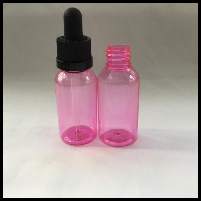 Pink Pet Plastic PET E Liquid Bottles Cosmetic Packing Excellent Low Temperature Performance