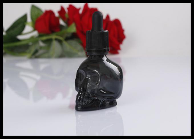 30ml Skull Shape Glass Dropper Bottle E Liquid E Juice Glass Bottle