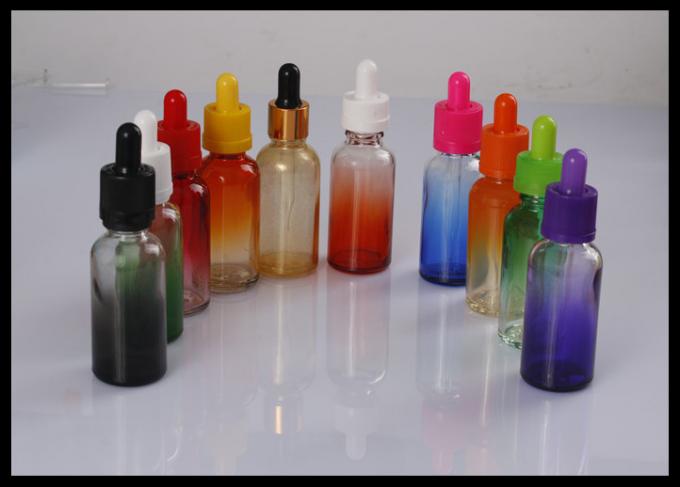 30ml Black Gradient Glass Bottle E liquid Smoke Oil Dropper Bottle