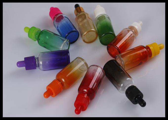 Gradient Glass Dropper Bottle Person Care E liquid dropper  Bottle 30ml