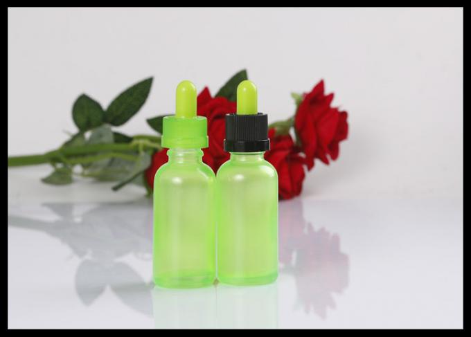 30ml 1oz E cig Liquid Bottle Essential Oil Glass Dropper Bottle Light Green