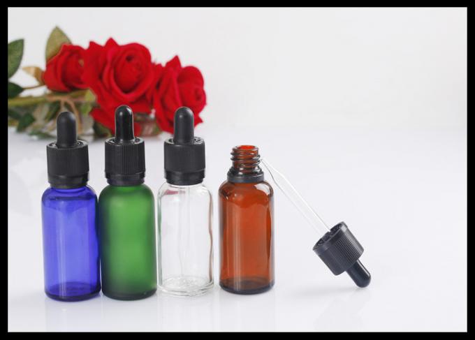 Liquid Medicine Essential Oil Glass Bottles 30ml Non - Toxic Material Long Lifespan