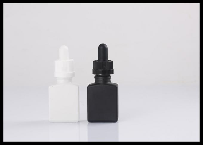 Fashion Matte Black Essential Oil Glass Dropper Bottle 15ml For Perfume Packing