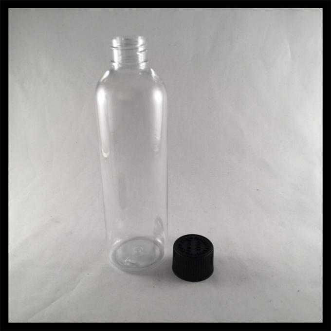 120ml Twist Top Juice Bottles , Transparent Plastic Vials With Screw Caps