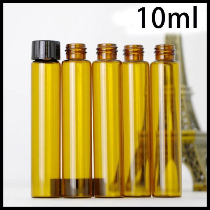 Round 10ml Capacity Essential Oil Glass Bottles Matt White Color Pump Spray Cap