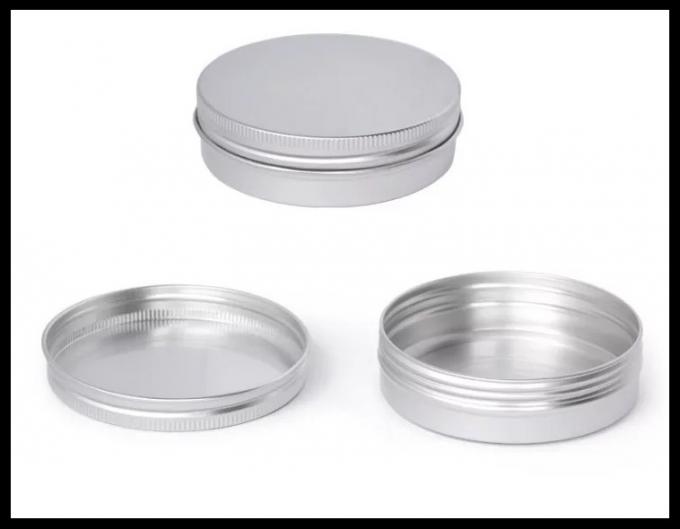 100g Window Aluminum Cosmetic Containers Jewelry Powder Box Tea Candy Food Jar