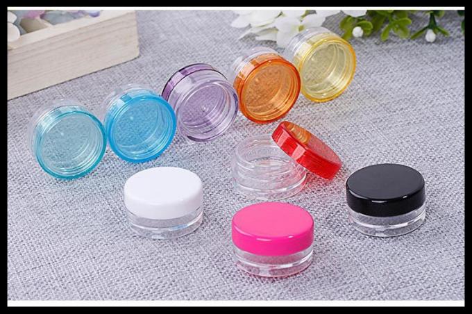 3g 5g Volume Clear Plastic Jars Cosmetic Containers Eye Shadow Powder Cans